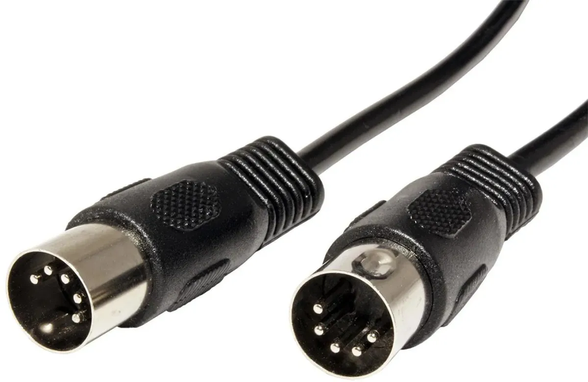 Kabel DIN 5pin OEM propojovací, černý