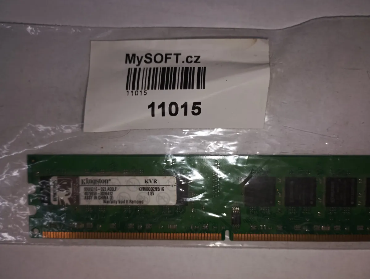 RAM (11015) Kingston 99U5316 - 023 - AD0LF - 4079859 - 3096412 1GB - KVR800D2N5 1.8V